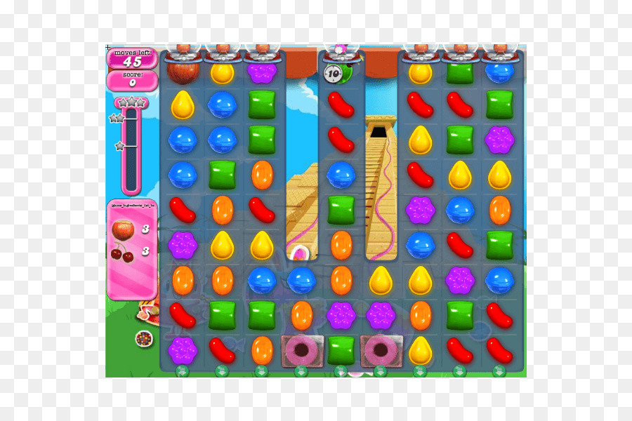 Bonbons écrasés，Puzzle PNG