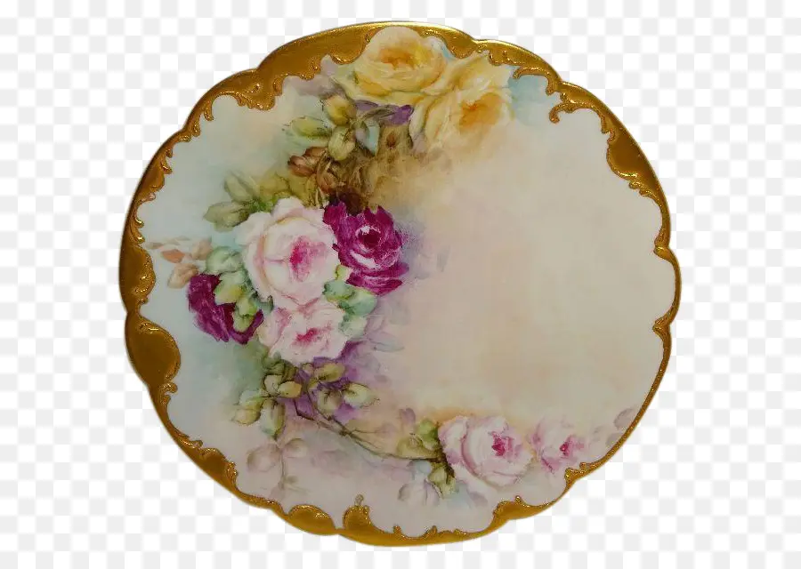 Assiette Décorative，Floral PNG