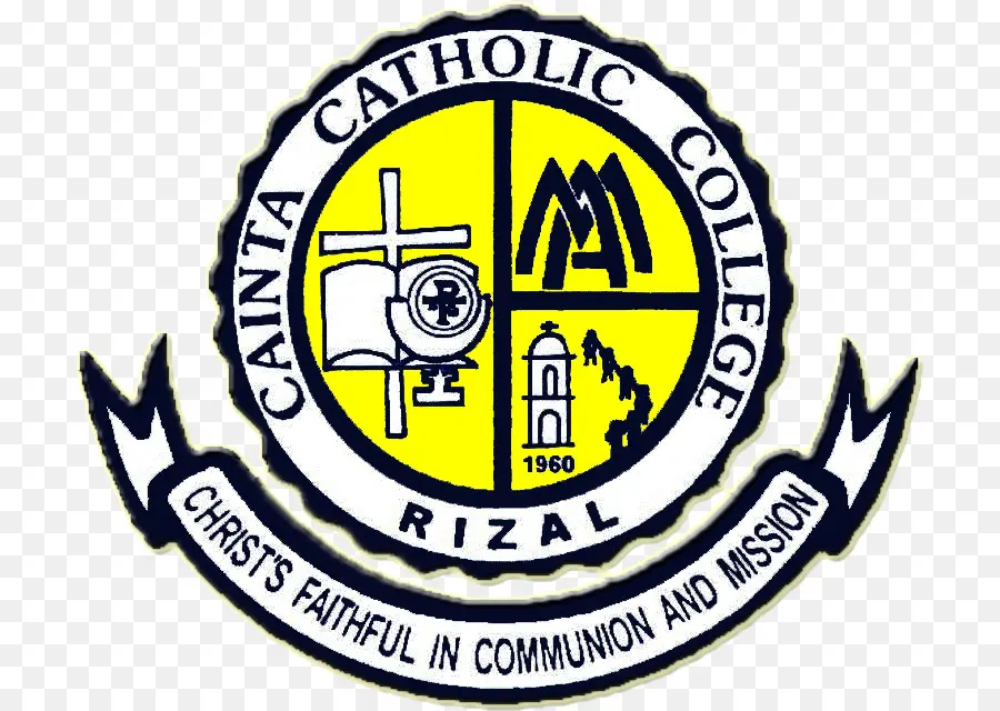 Logo Du Collège Catholique Cainta，École PNG