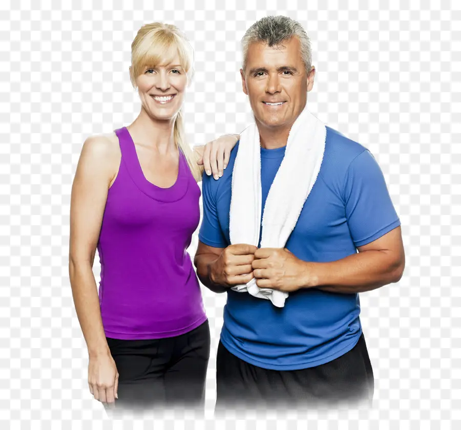 Couple De Remise En Forme，Exercice PNG