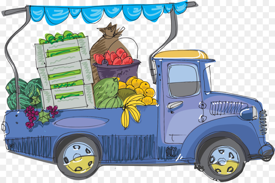 Camion De Légumes，Camion PNG