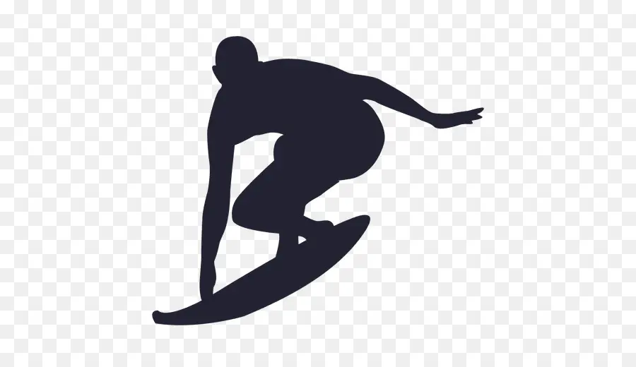 Silhouette De Surfeur，Surf PNG