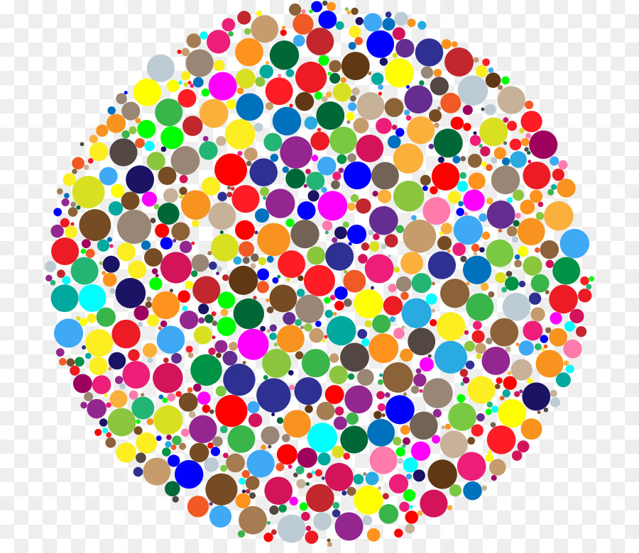 Points Colorés，Cercles PNG