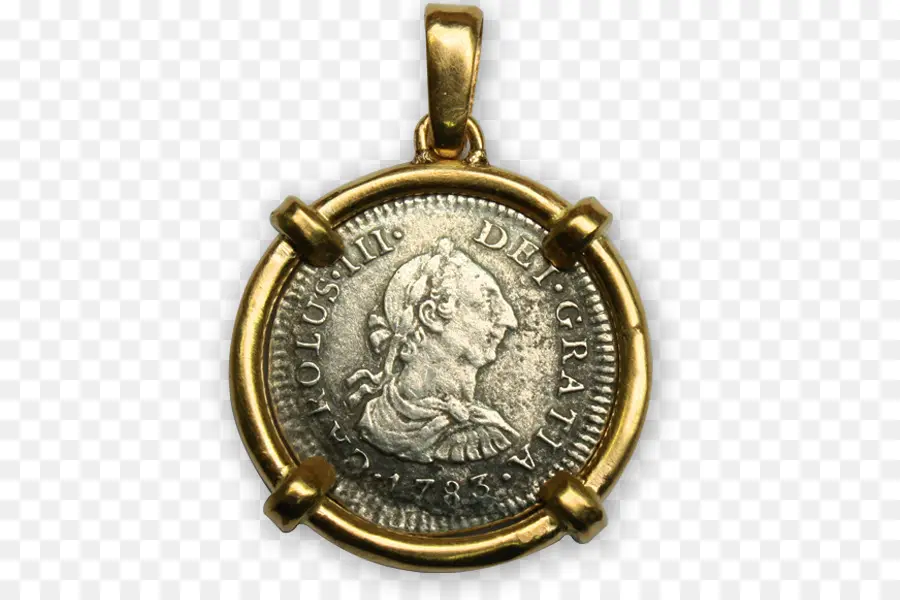 Pendentif Pièce De Monnaie，Or PNG