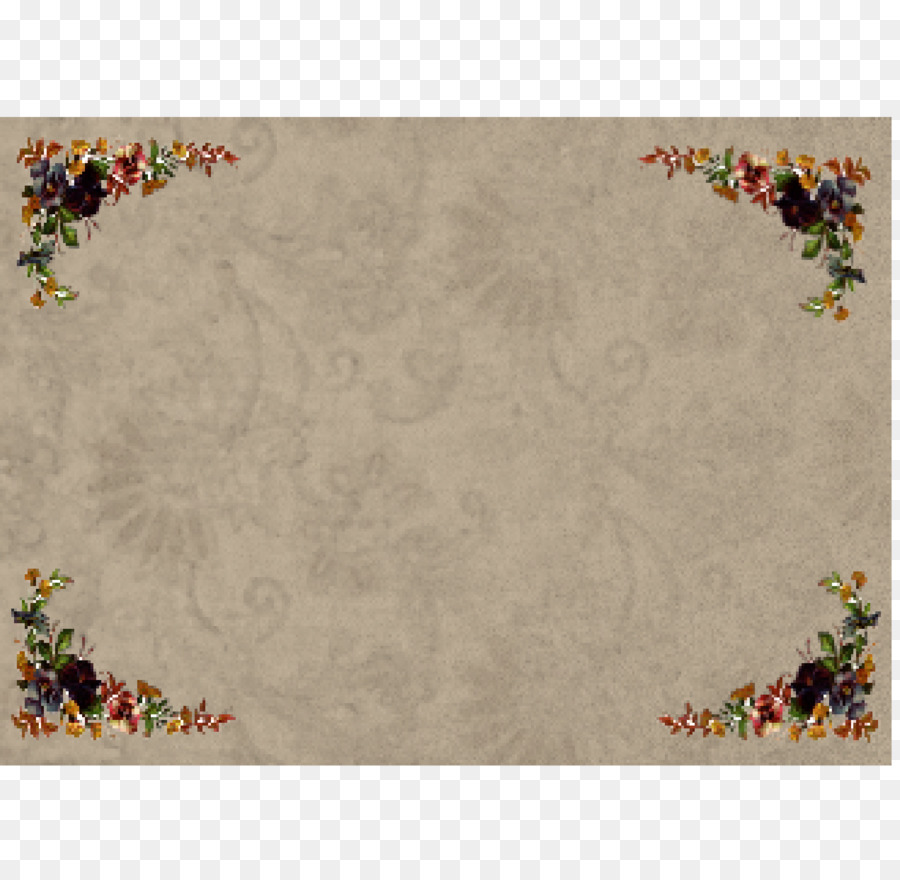 Carte，Floral PNG