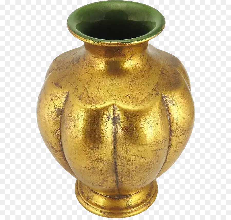 Vase Doré，Décoratif PNG