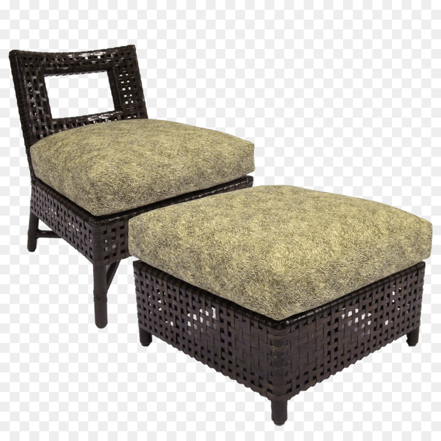 Chaise Et Pouf，Osier PNG