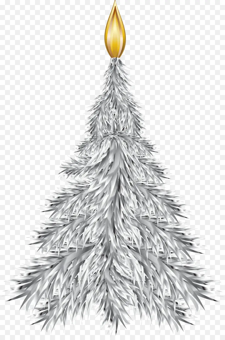 Arbre De Noël，Bougie PNG