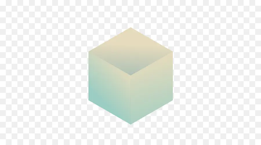 Cube Bleu，Forme PNG