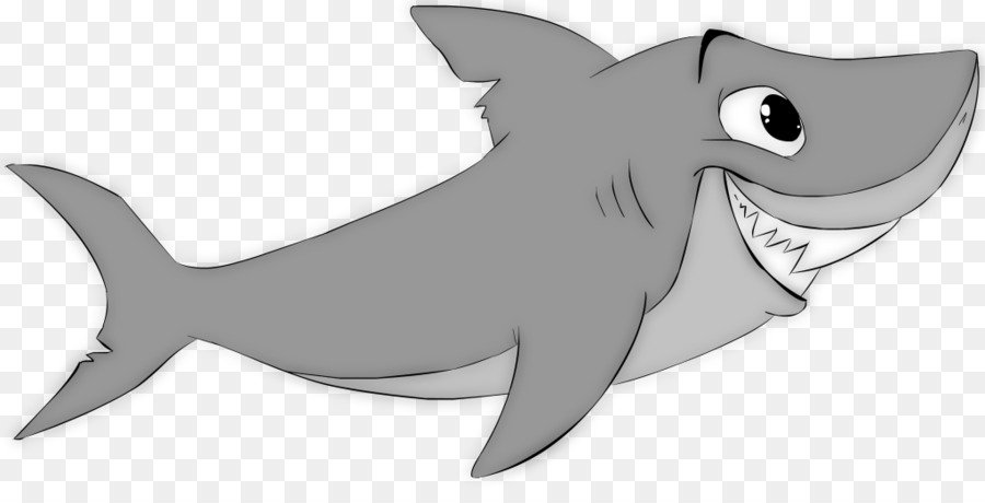 Poisson De Dessin Animé，Requin PNG