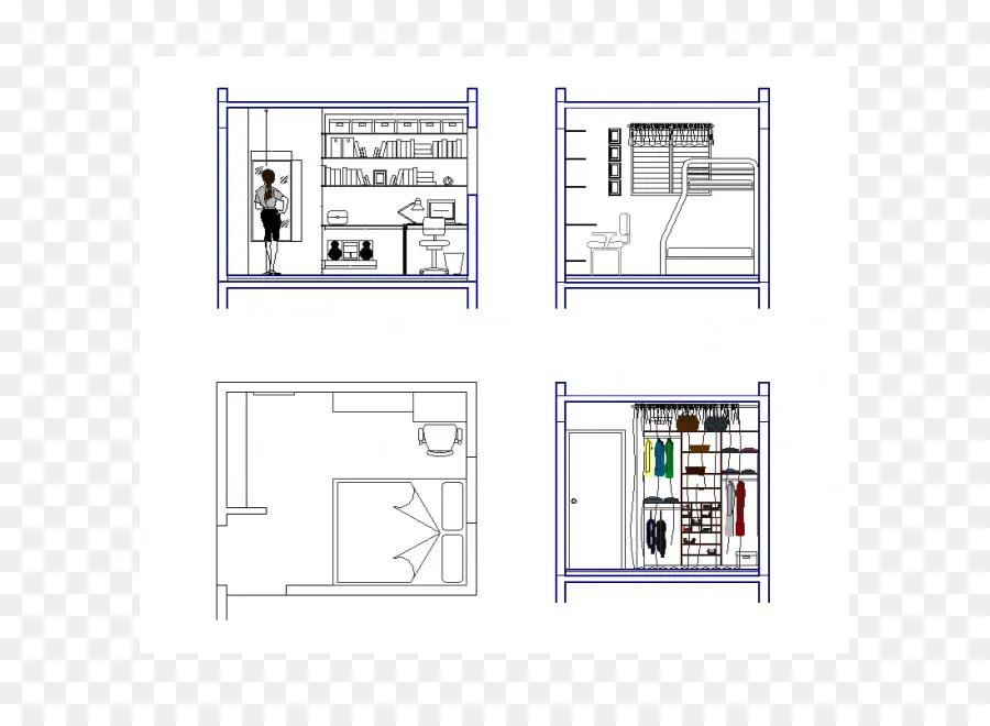 Disposition De La Pièce，Chambre PNG