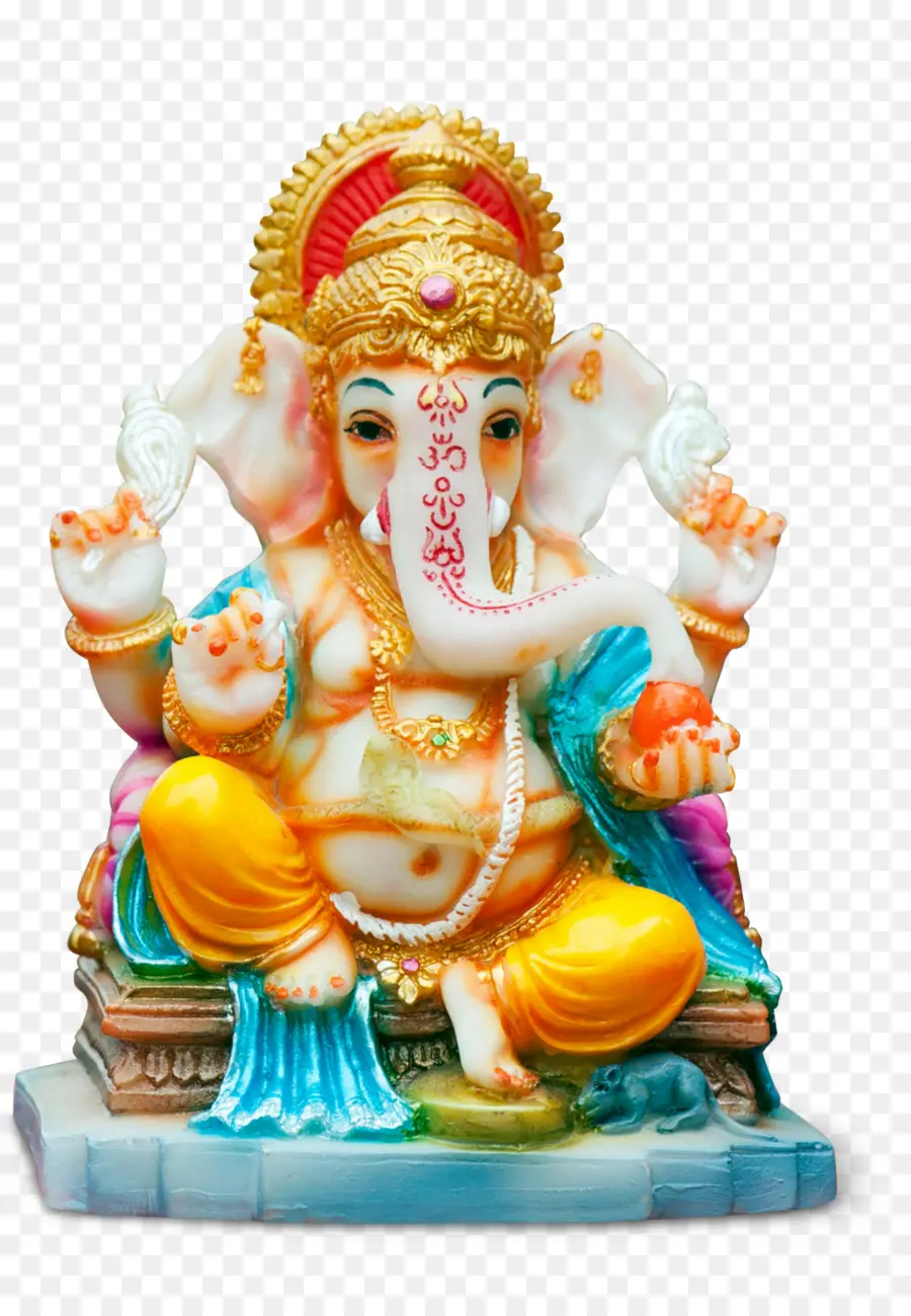 Statue De Ganesh，Coloré PNG