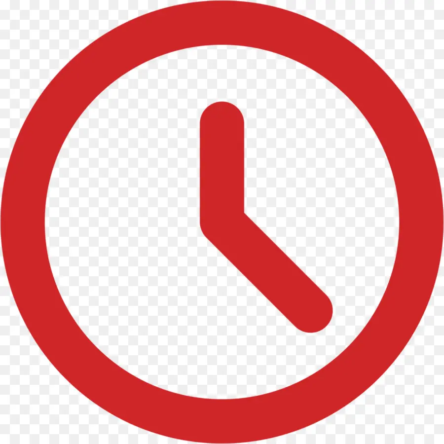 Horloge Rouge，Temps PNG