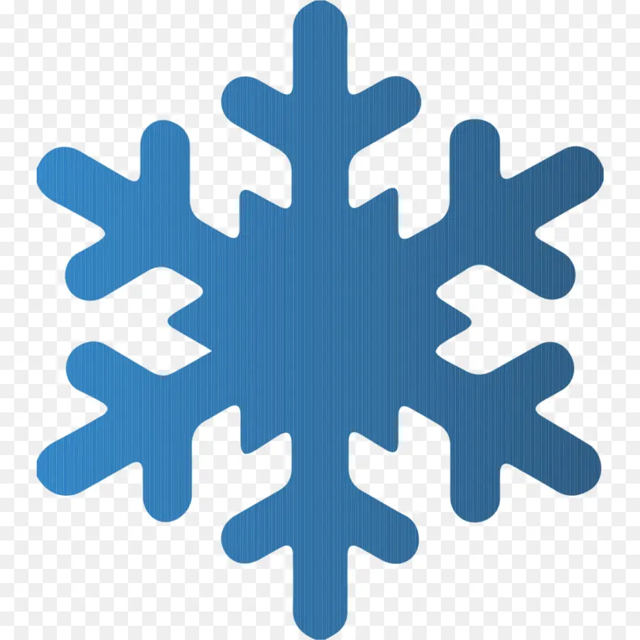 Flocon De Neige Bleu，Hiver PNG