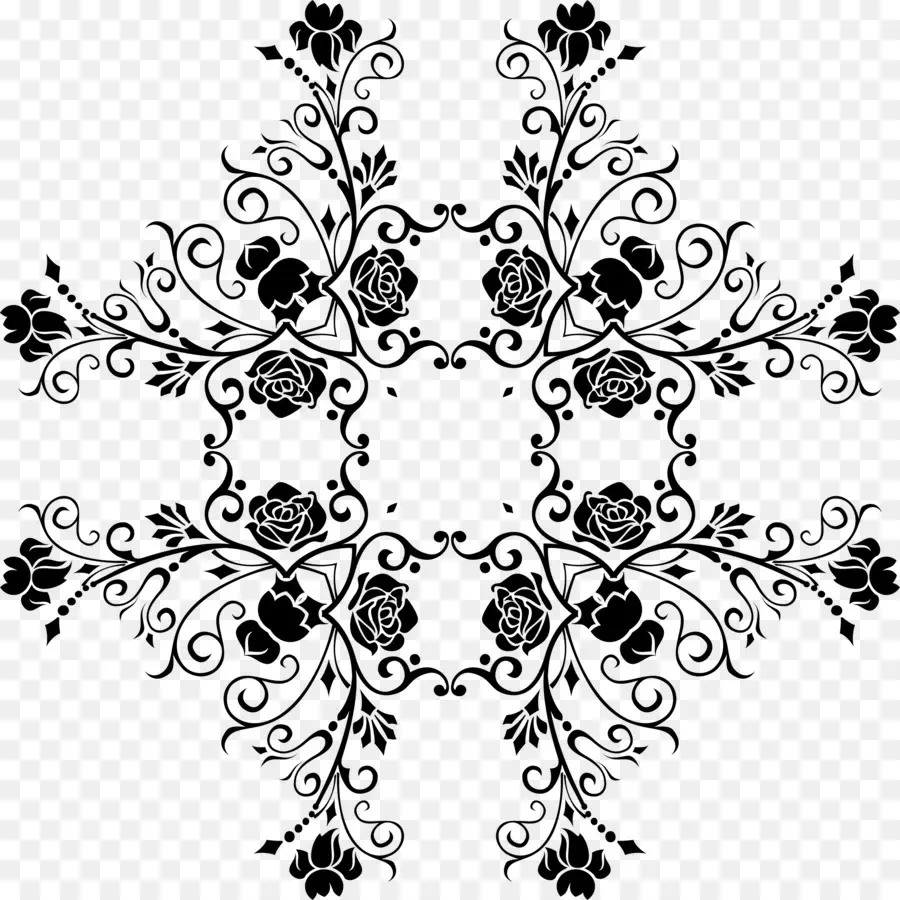 Motif Floral，Ornement PNG