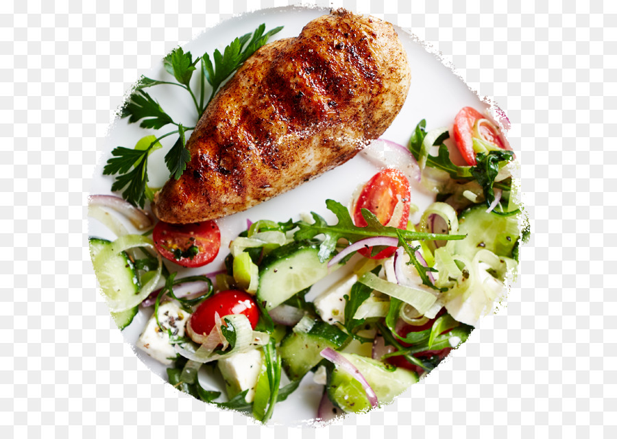 Poulet Grillé，Salade PNG