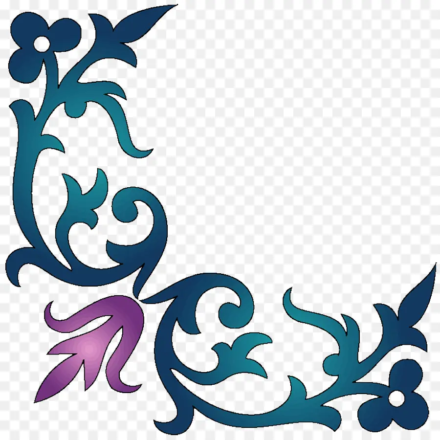 Coin Floral，Fleur PNG