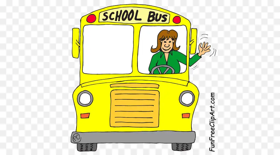 Autobus Scolaire，Conducteur PNG