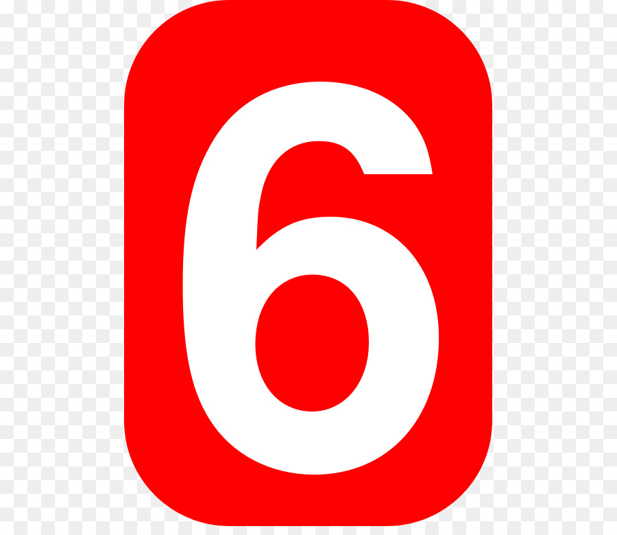 Numéro 6，Chiffre PNG