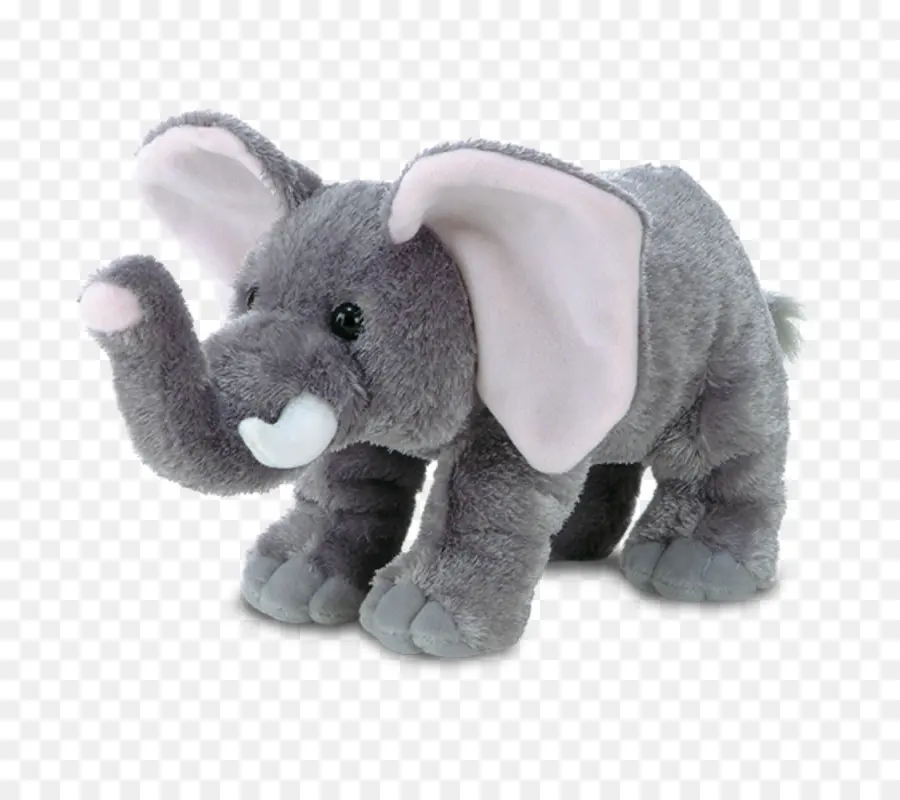 Peluche éléphant Gris，Animal En Peluche PNG