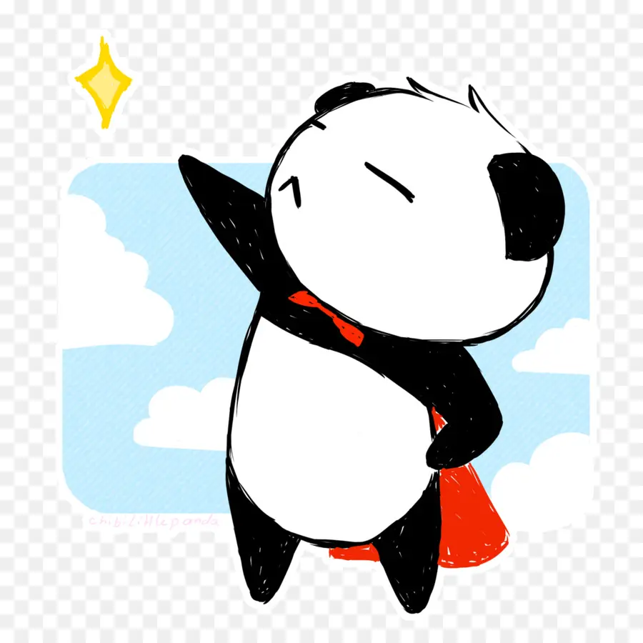 Panda，Super Héros PNG