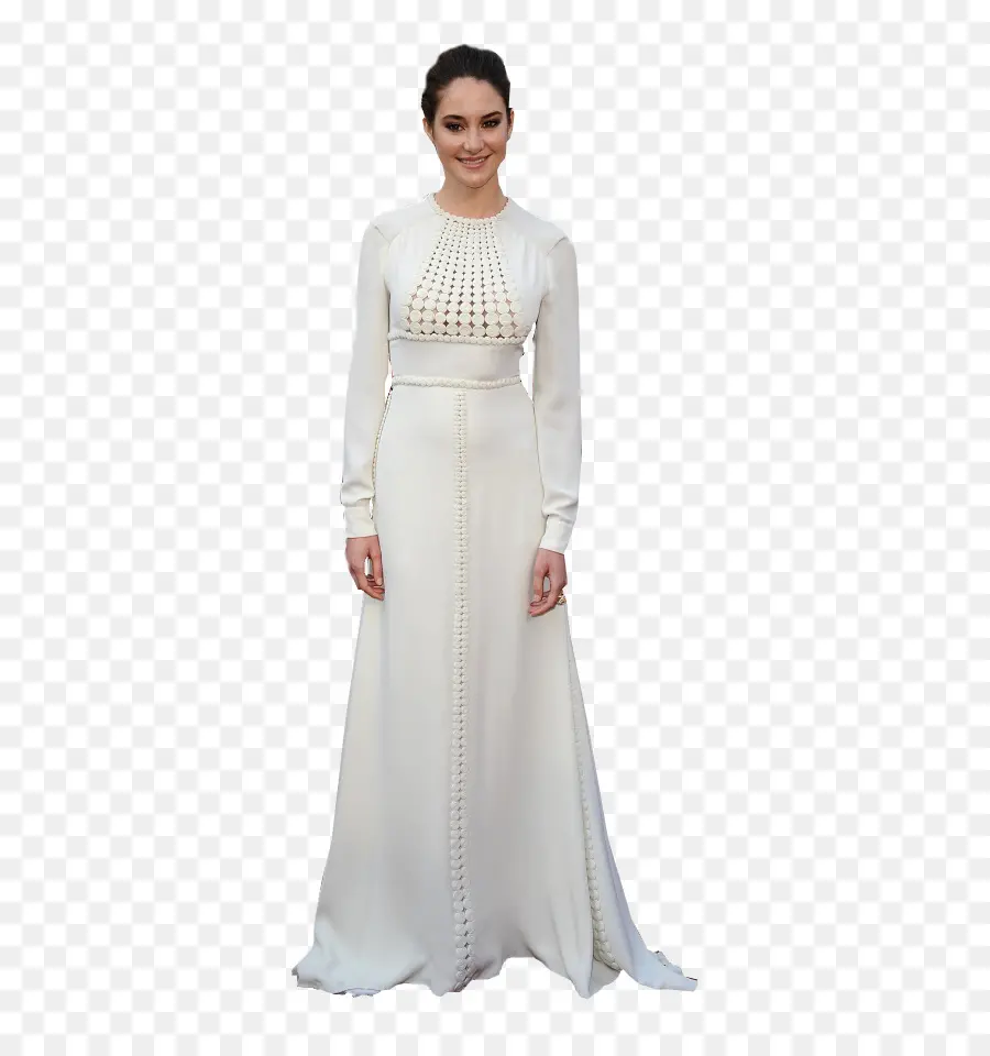 Femme En Robe Blanche，Femme PNG