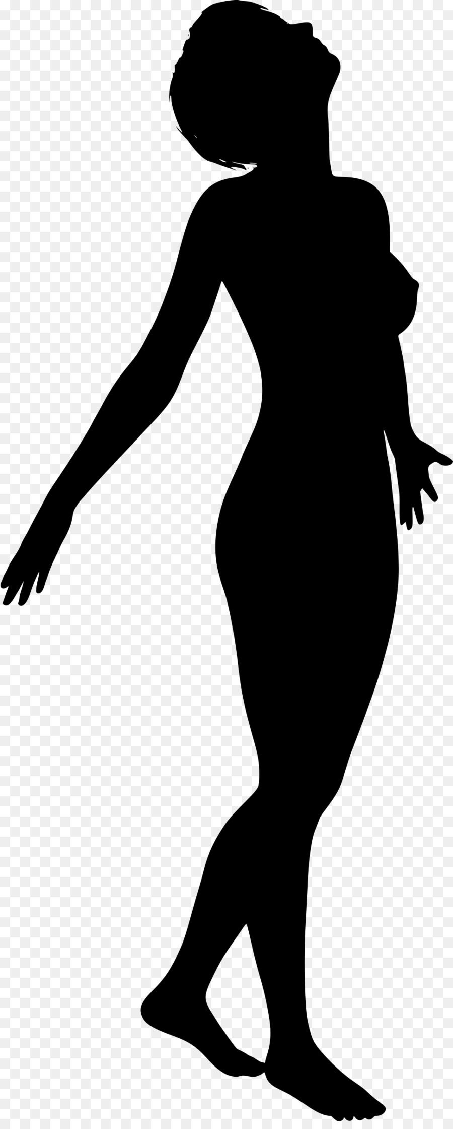 Silhouette，Femme PNG