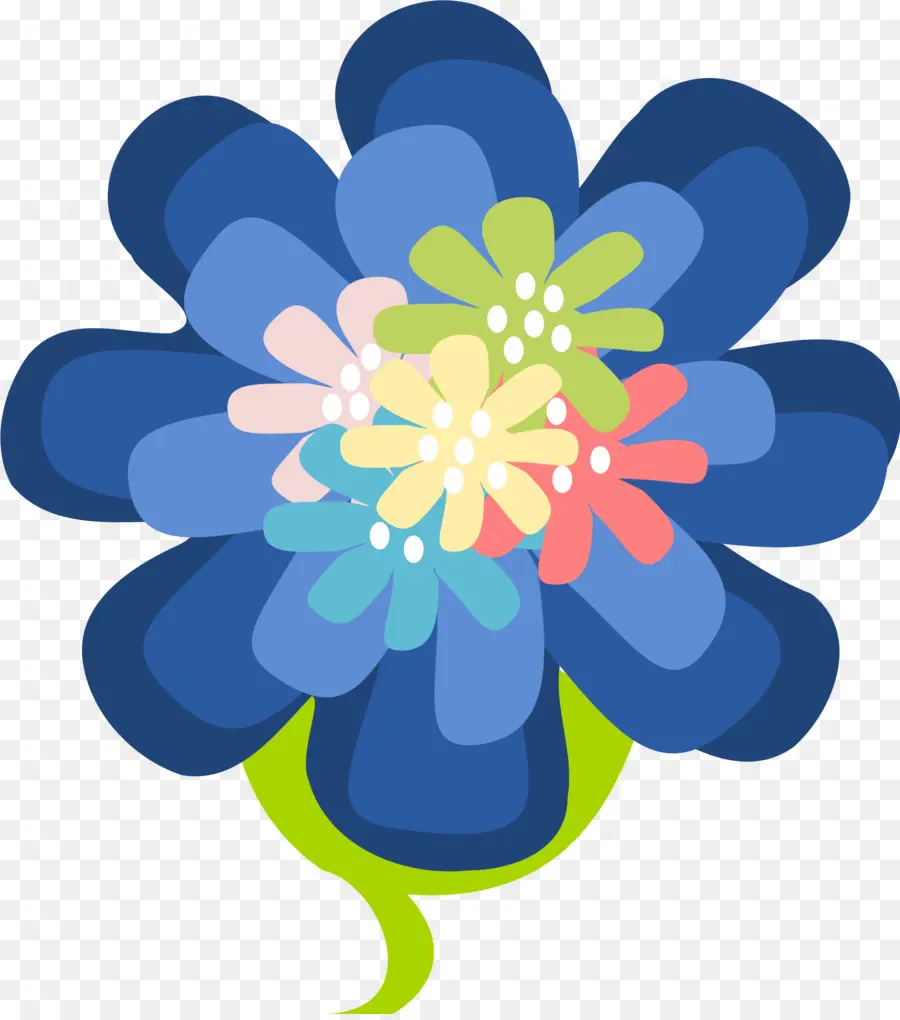 Fleur Bleue，Bleu PNG