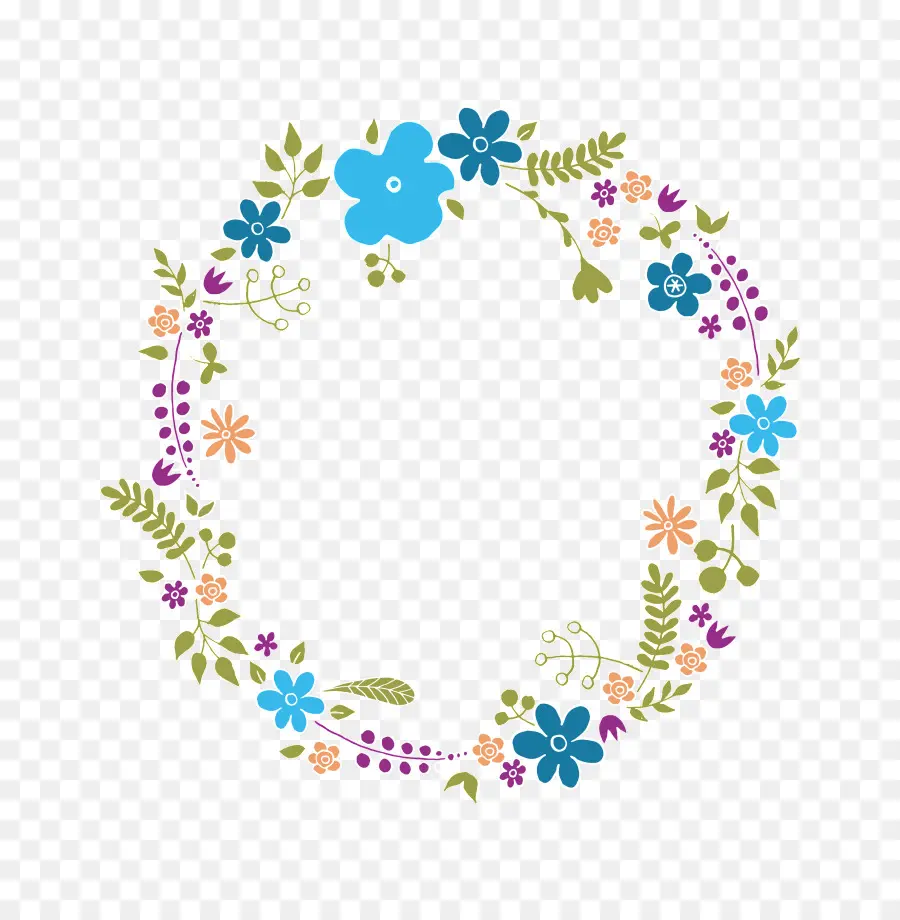 Couronne Florale，Fleurs PNG