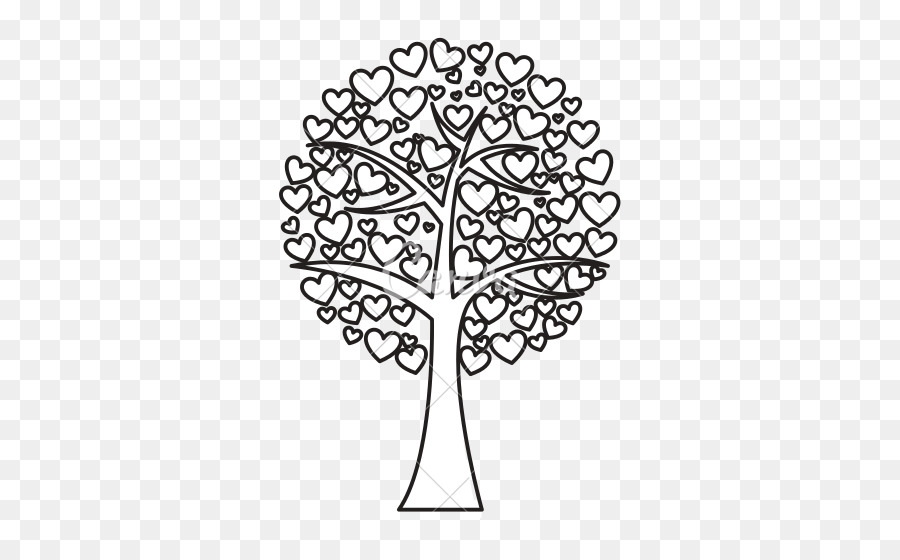 Arbre Coeur，Amour PNG