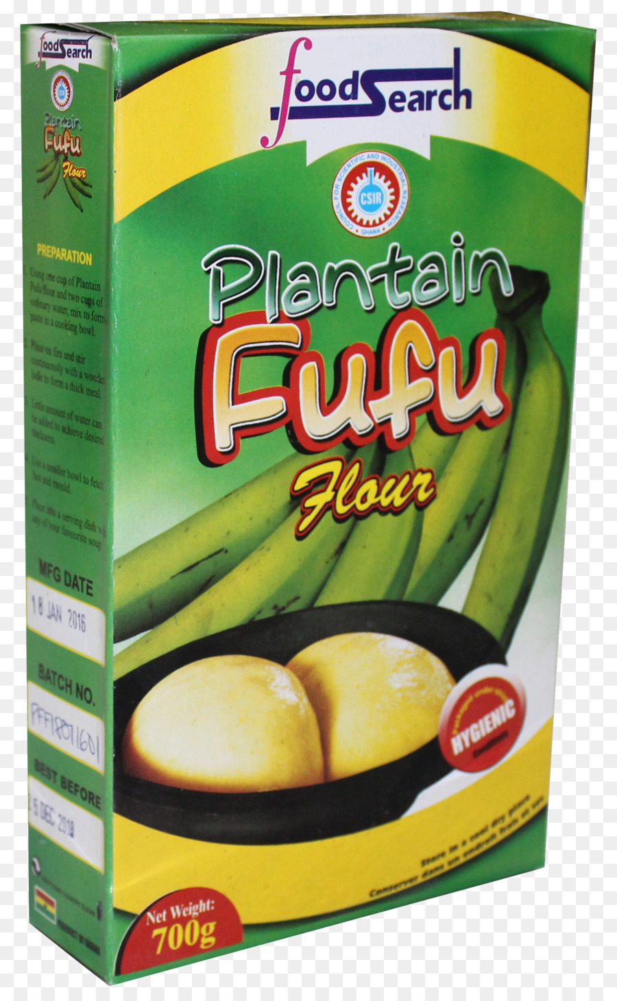 Farine De Fufu De Plantain，Plantain PNG