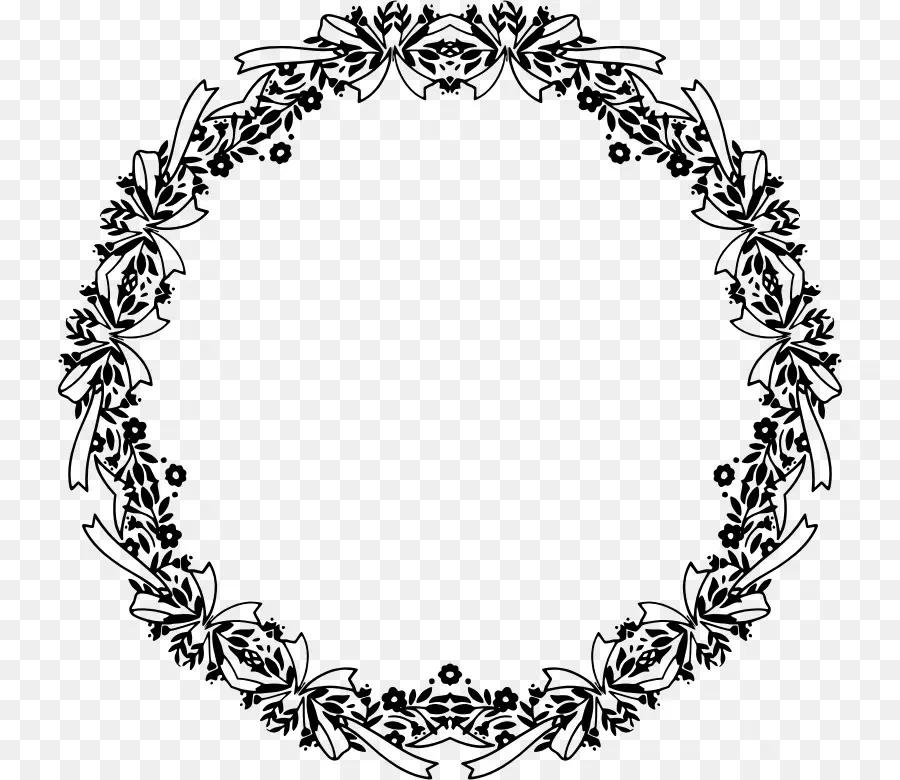 Cadre Floral，Cercle PNG