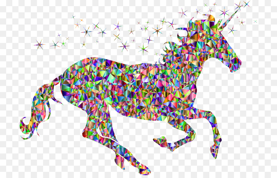 Silhouette De Licorne，Mythique PNG