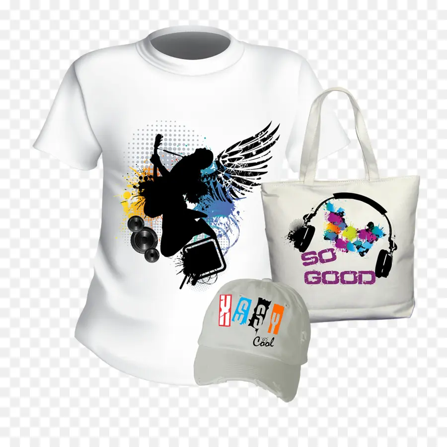 T Shirt Sac Casquette，Vêtements PNG