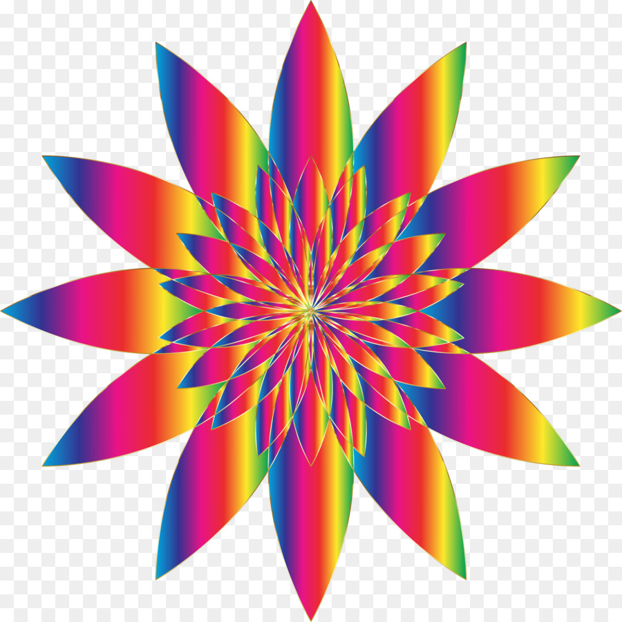 Mandala Coloré，Modèle PNG