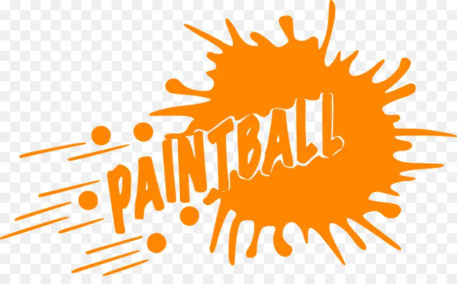 Éclaboussure De Paintball Orange，Peinture PNG