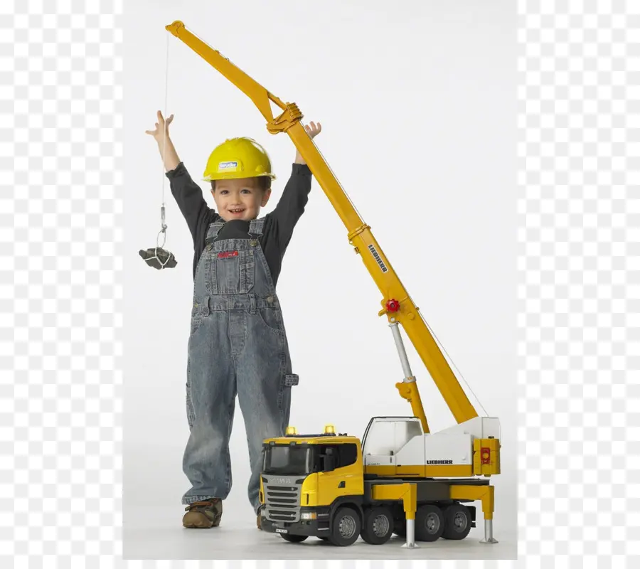 Enfant Avec Grue，Jouet PNG