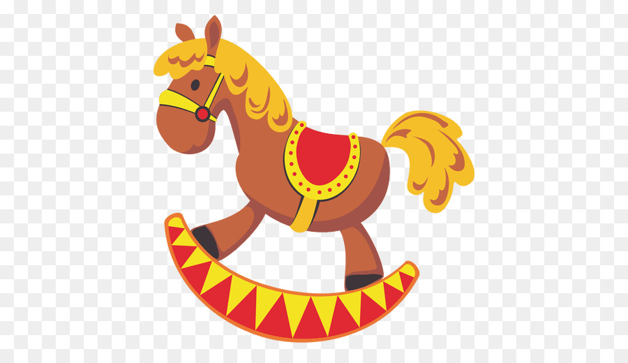 Cheval à Bascule，En Bois PNG