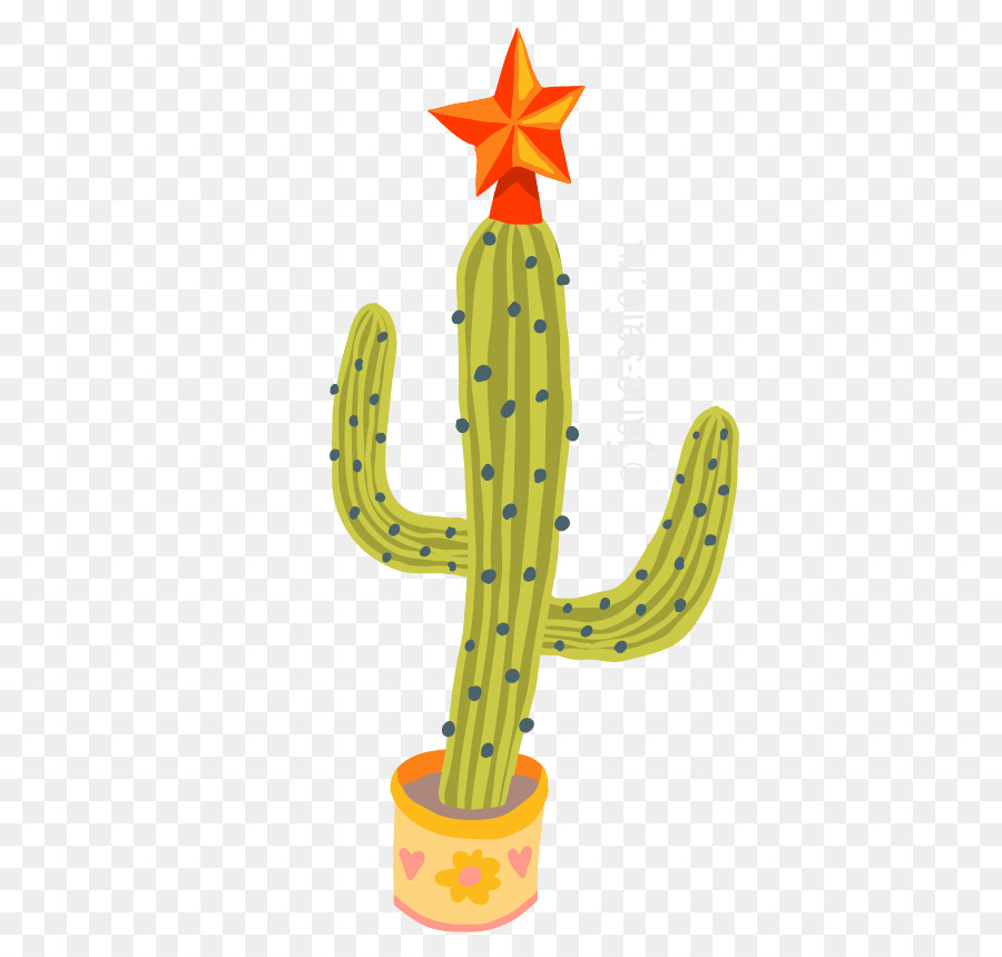 Cactus Vert，Pot PNG