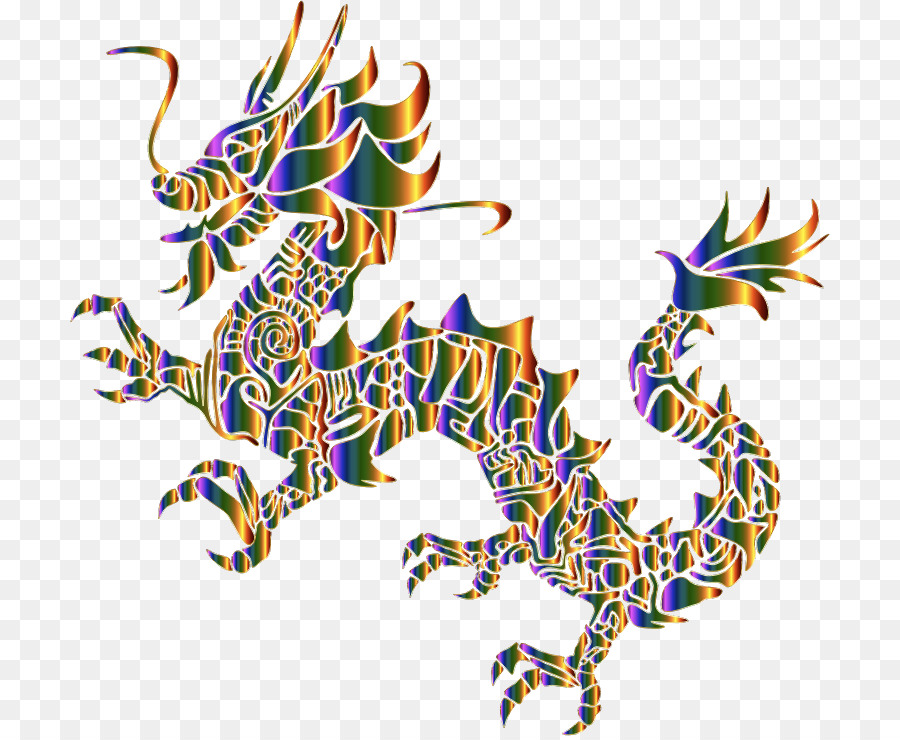 Dragon Coloré，Dragon PNG