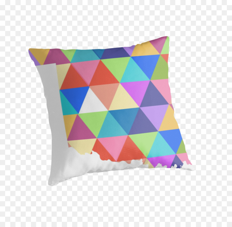 Oreiller Coloré，Coussin PNG