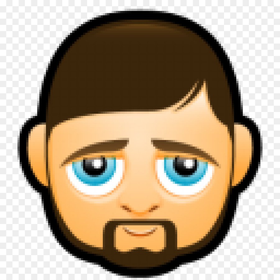 Emoji Barbu，Affronter PNG