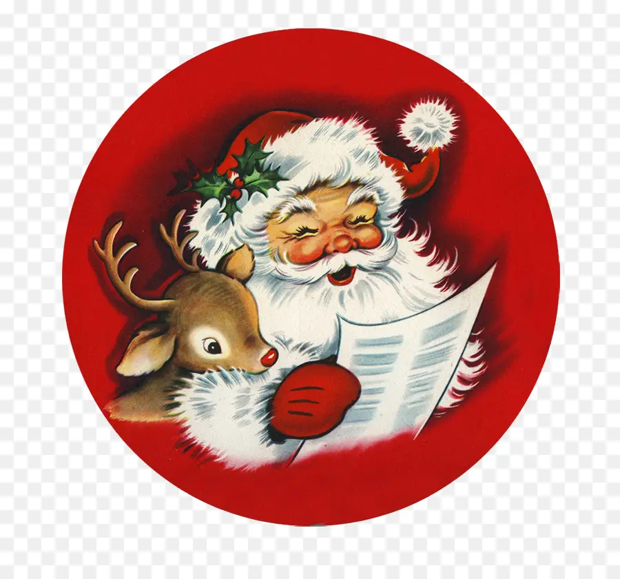 Le Père Noël，Renne PNG