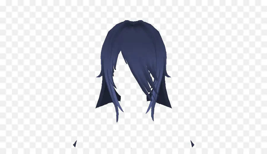 Cheveux Bleus，Perruque PNG