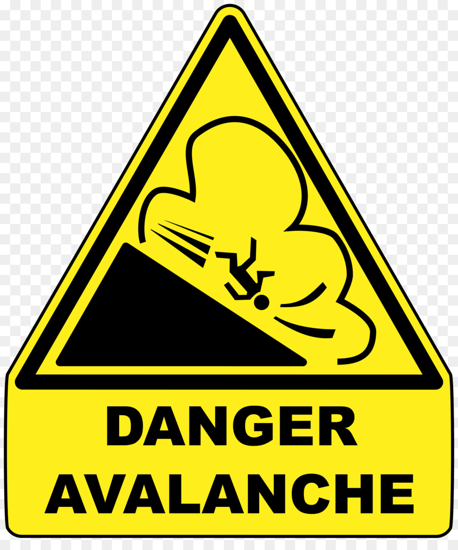 Panneau Davertissement Avalanche Danger Png Panneau Davertissement Avalanche Danger Transparentes Png Gratuit