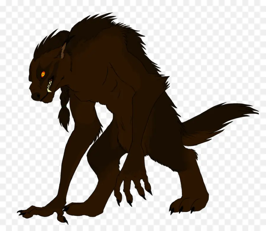 Loup Garou，Fourrure Foncée PNG