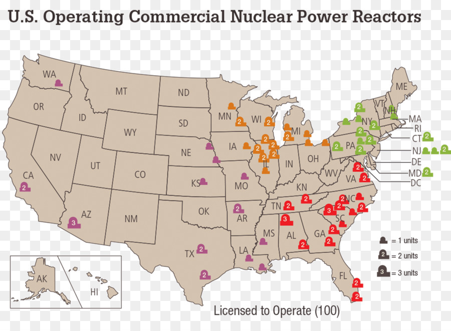 Réacteurs Nucléaires，Usa PNG