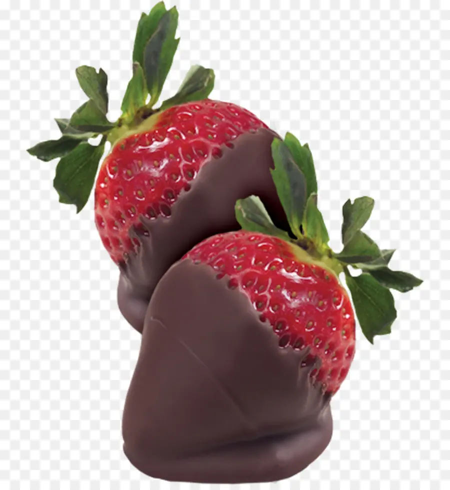 Fraises Enrobées De Chocolat，Dessert PNG