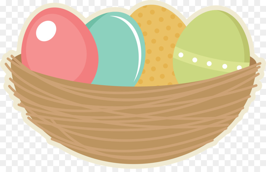 Oeufs De Pâques，Panier PNG