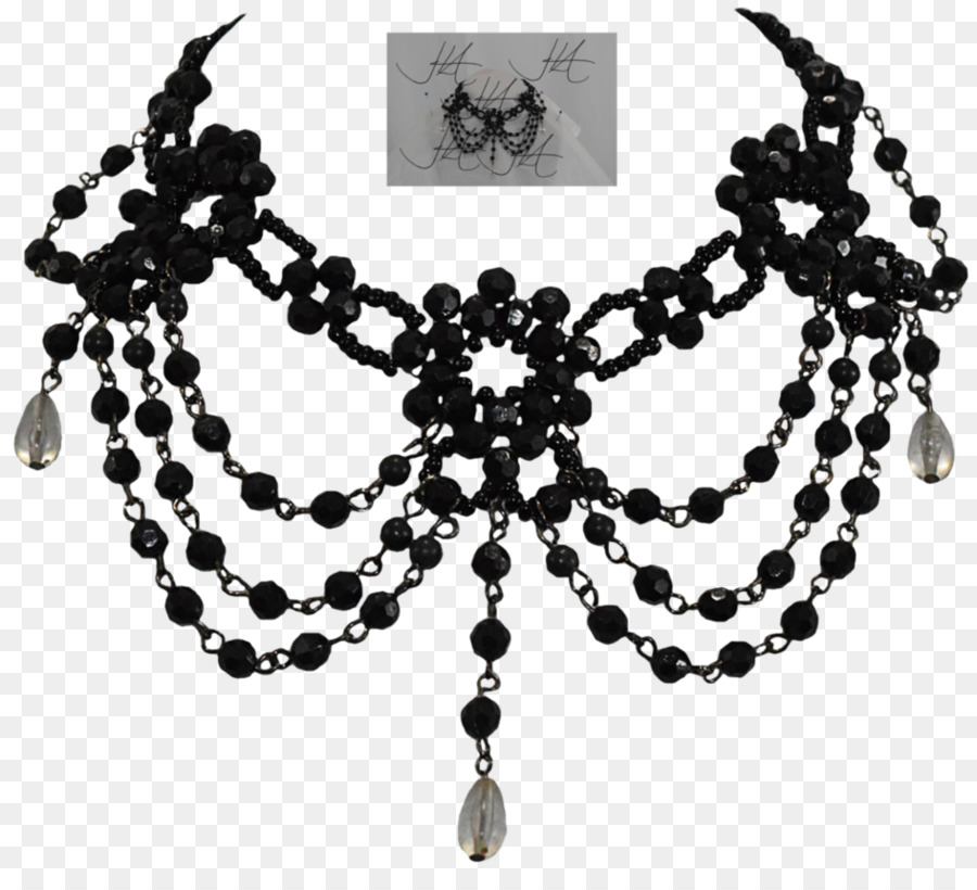 Collier Noir，Perles PNG